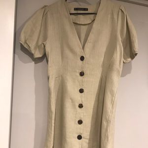 ZARA linen dress